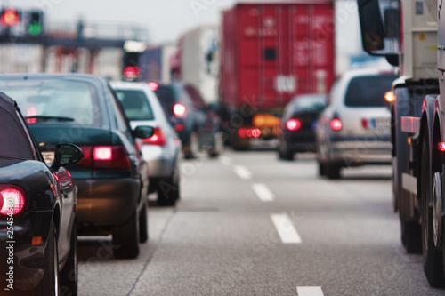 Foto: im Verkehrsstau im Verkehrsstau
