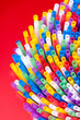 Colorful drinking straws background Colorful drinking straws background