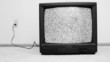 Old CRT TV Screen with Static