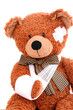 Verletzter Teddybär