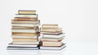 Time lapse of book's stack moving Time lapse of book's stack moving