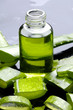 aloe with lotion- Spa still life