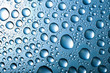 blue water drops background