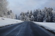 Fahrbahn im Winter