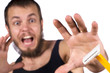 Man shaving