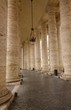The Colonnade in front of the St. Peter's Basilica The Colonnade in front of the St. Peter's Basilica