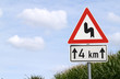 Verkehrsschild Kurve 1 Verkehrsschild Kurve 1