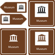 Museum signs