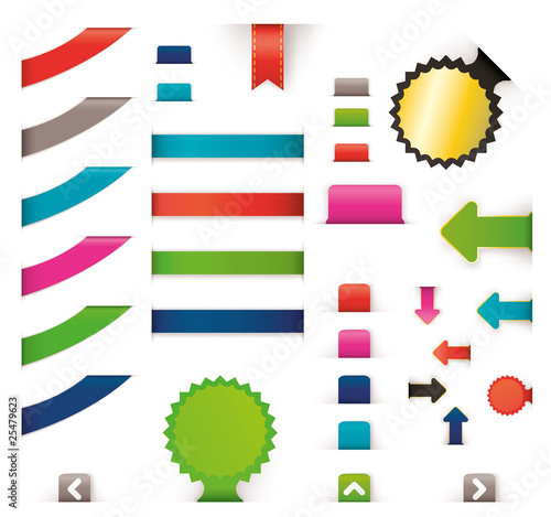 Ribbons and labels Ribbons and labels