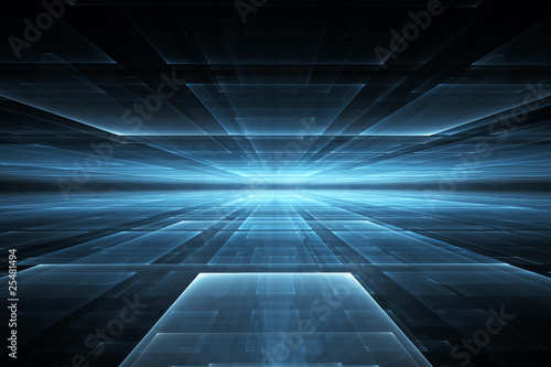 Illustration: Abstract futuristic background Abstract futuristic background