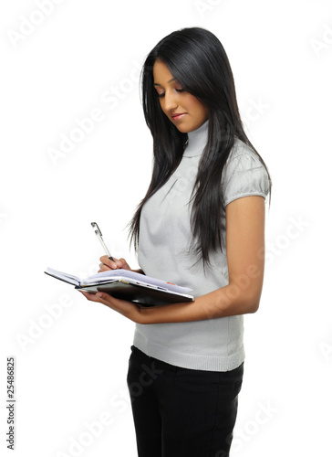 Foto: Isolated Indian girl Isolated Indian girl