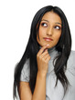 Indian thoughtful girl