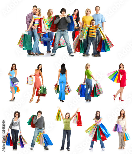 Photo: Shopping people Shopping people