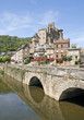 Estaing Village on river Lot in Southern France