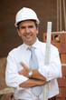 male engineer at a construction site