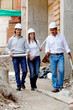 Architects at a construction site