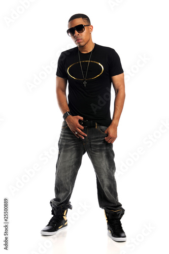 Photo: Portrait of African American Man Standing Portrait of African American Man Standing