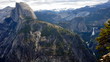 Half Dome and the Yosemite Valley. Yosemite NP, California