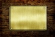 metal sign on wood plank background. metal sign on wood plank background.