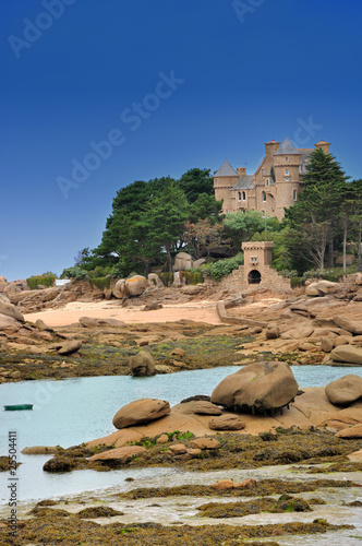 Ploumanac'h, la côte de granit rose en Bretagne