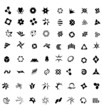 72 different black icons for your design (set2) 72 different black icons for your design (set2)