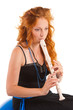 Photo: Red-haired flutist Red-haired flutist