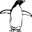 Penguin Vinyl Ready Vector Illustration Penguin Vinyl Ready Vector Illustration