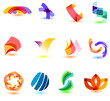 Modern colorfull symbols for your design Modern colorfull symbols for your design