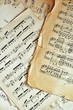 Old music sheet pages background Old music sheet pages background