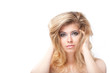 young beautiful blonde woman