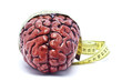 Bloody Brain with Tape on White
