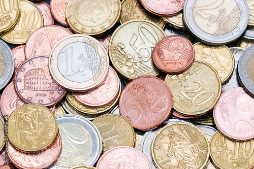 Pièces de monnaie d'euro