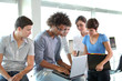 Young people in the office
