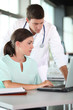 closeup of doctor and nurses in a meeting closeup of doctor and nurses in a meeting