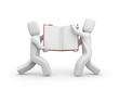 Person with book Person with book