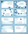 bunch of abstract business card designs