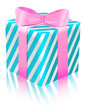 blue pink gift box icon blue pink gift box icon