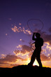 Swinging rope up