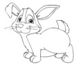 Vektor: Hase, Kaninchen, Osterhase, Ostern, Häschen Hase, Kaninchen, Osterhase, Ostern, Häschen