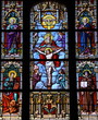 Vitrail de la Sainte Trinité Vitrail de la Sainte Trinité