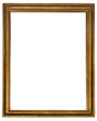 Gold wooden frame