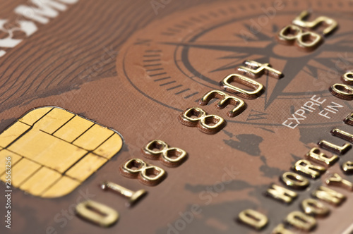Carte bancaire à puce