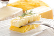 grilled polenta with cheese- polenta grigliata e formaggio