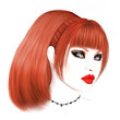 Pin Up Cassia - rothaarig