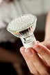 led lightbulb in hand