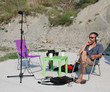 Photo: Sound Engineer on Location in Slovenia Sound Engineer on Location in Slovenia