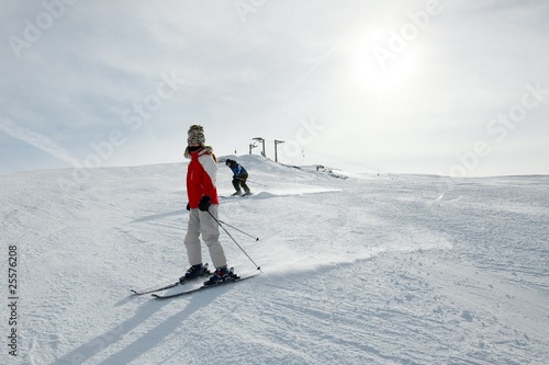 Photo: Skiing Skiing