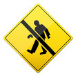 schild durchgang verboten