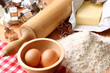 Baking cookies, ingredients for cakes
