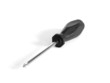 Foto: Black screw driver on white background Black screw driver on white background